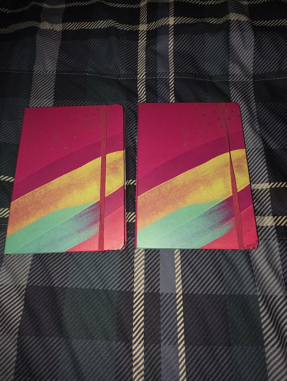 Bright Rainbow Hardcover Journals